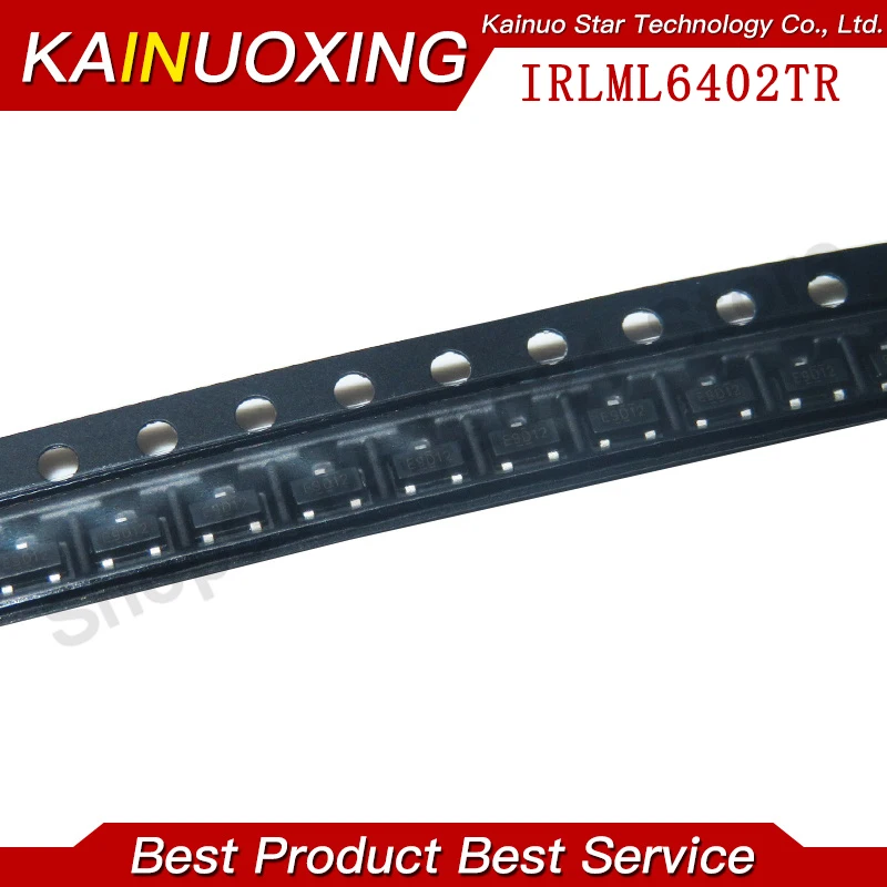 100 шт. IRLML6402TRPBF SOT23 IRLML6402 SOT IRLML6402TR SOT-23 SMD Power MOSFET Новый и оригинальный - купить по