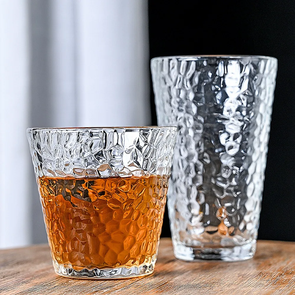

4 шт. стеклянная чашка для воды, прозрачные стеклянные чашки для чая, сока, креативные Термостойкие чашки в японском стиле из Пномпеня, товар...