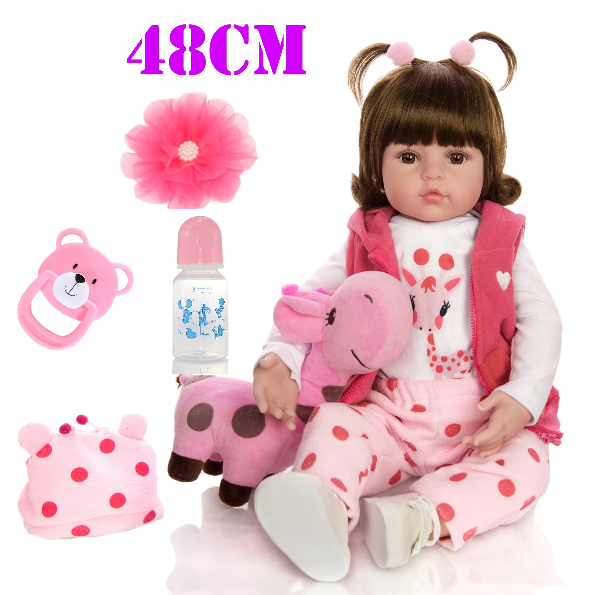 Силиконовые куклы для новорожденных игрушки 19 &quot48 см bebes reborn girl realista bonecas подарки