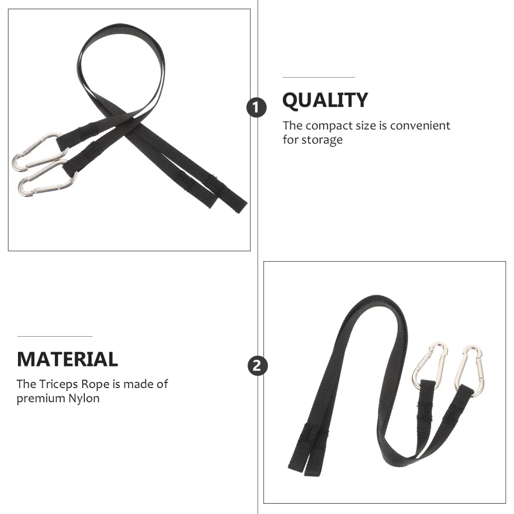 

2pcs Triceps Arm Rope Strength Extension Rope Extensions Fitness Cable