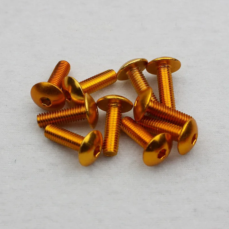 10 шт. Универсальные винты для мотоциклов honda suzuki yamaha Kawasaki 5 мм