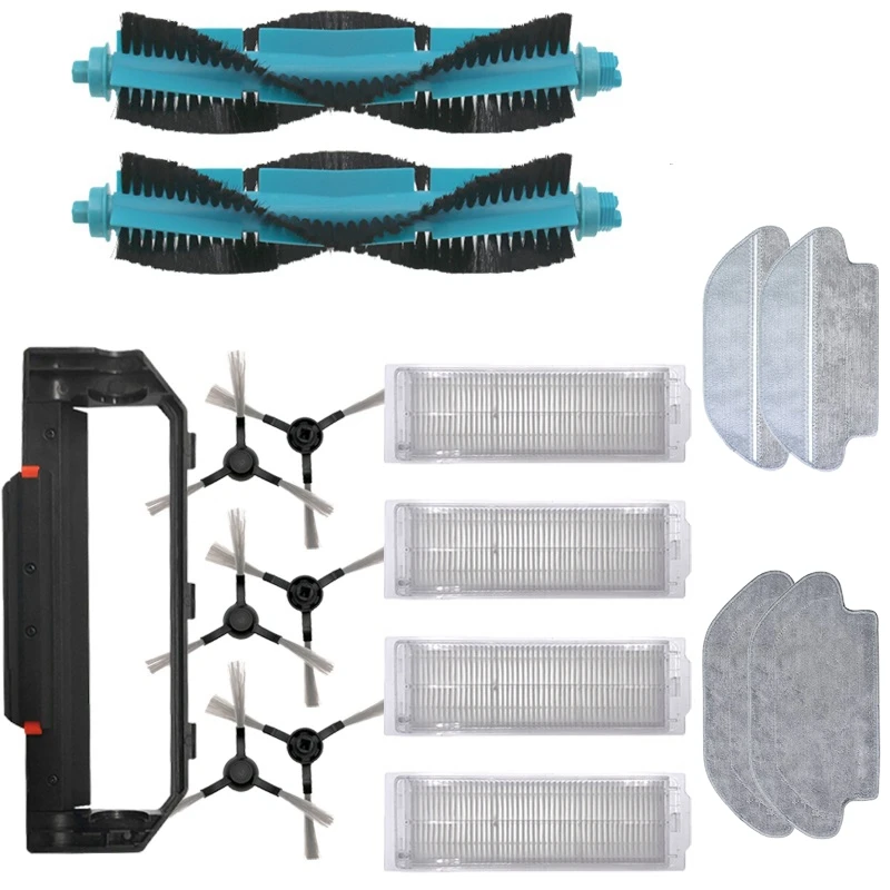 

Main Side Brush Disposable Mop Rag for Viomi V2 Pro V3 Mop Filter HEPA V-RVCLM21B Vacuum Cleaner Parts Replacement