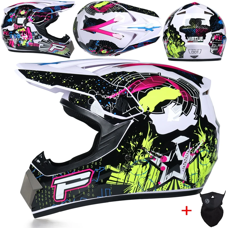 Moto rcycle шлемы moto cross Racing Шлем внедорожный мото rbike Полный лицевой Мото Кросс шлем DOT - Цвет: 30