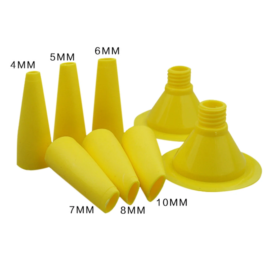 

8pcs/set Glue Nozzle Glass Cement Sealant Home Tool Accessories Caulking Interior Grouting Cement Multifunction 4/5/6/7/8/10mm