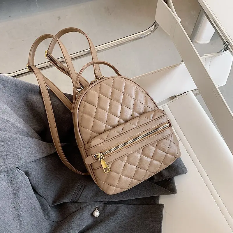 

Женский мини-рюкзак из искусственной кожи, школьная сумка для девочек-подростков, однотонная Наплечная Сумка