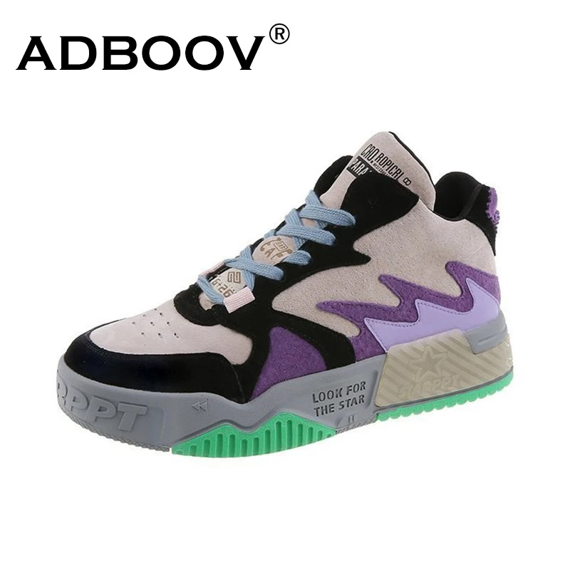 

Женские кроссовки на массивной платформе ADBOOV, повседневные, 2020
