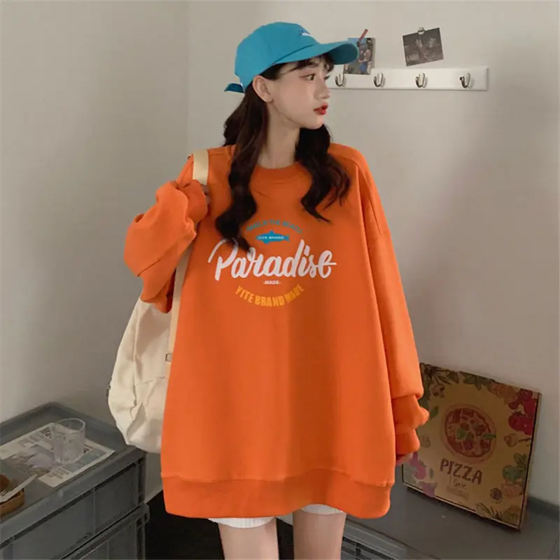 

Women Vintage Casual Punk Letter Hip Hop Hooded Hoodies Letter Print Sweatshirts Fashion Hoodies Korean Style Hoodies