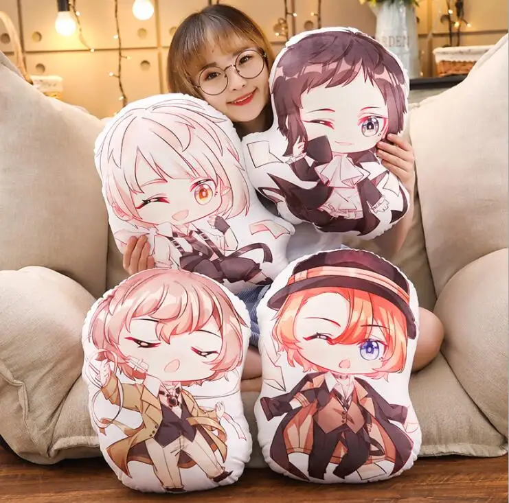 

Аниме бродячие собаки Мультяшные мягкие куклы Подушка плюшевая подушка игрушки подарок