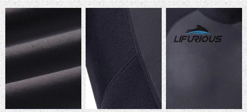 LIFURIOUS цельный Плавание Неопреновый для дайвинга Для женщин чистого черного цвета