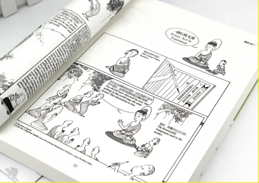 5pcs/set Chinese Traditional Culture Comic Cartoon Series about Tsai Chih Chung Cai Zhizhong in chinese and english | Канцтовары для