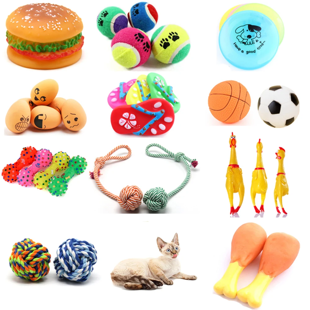 Креативные игрушки для домашних животных в виде гамбургера пищащие милые Коты