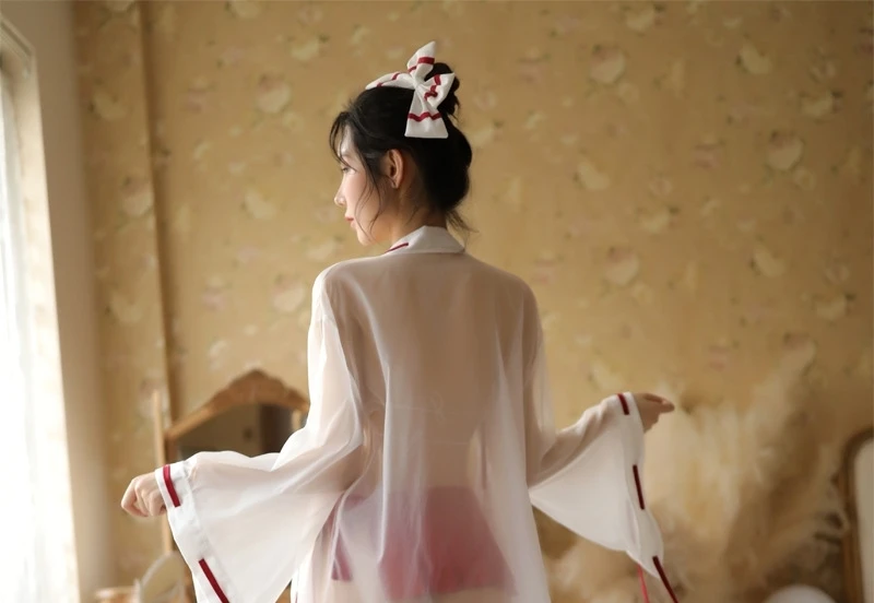 Платье-кимоно FF2379 женское в японском стиле пикантная одежда хаори юката костюм