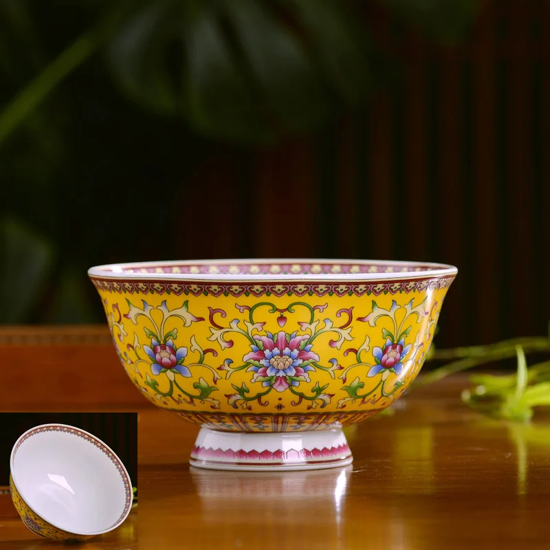 5 дюймовая керамическая посуда Цзиндэчжэнь миска для риса из костяного фарфора