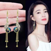 new womens temperament long pearl earrings tassel earrings girls wild earrings bridal wedding earrings jewelry 2021 trend