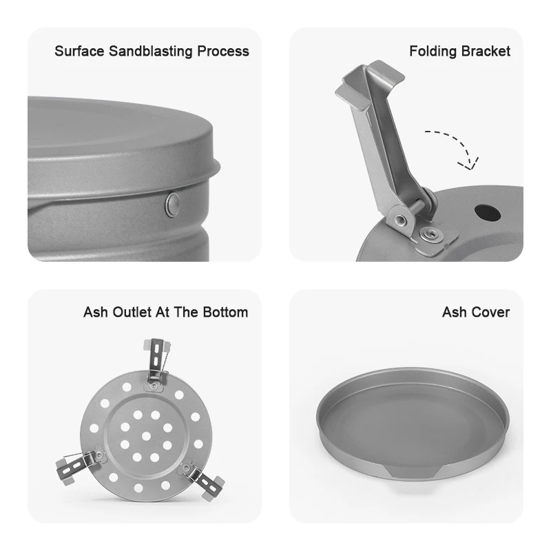 Мини-титановая плита Naturehike портативная походная печь для пикника кемпинга