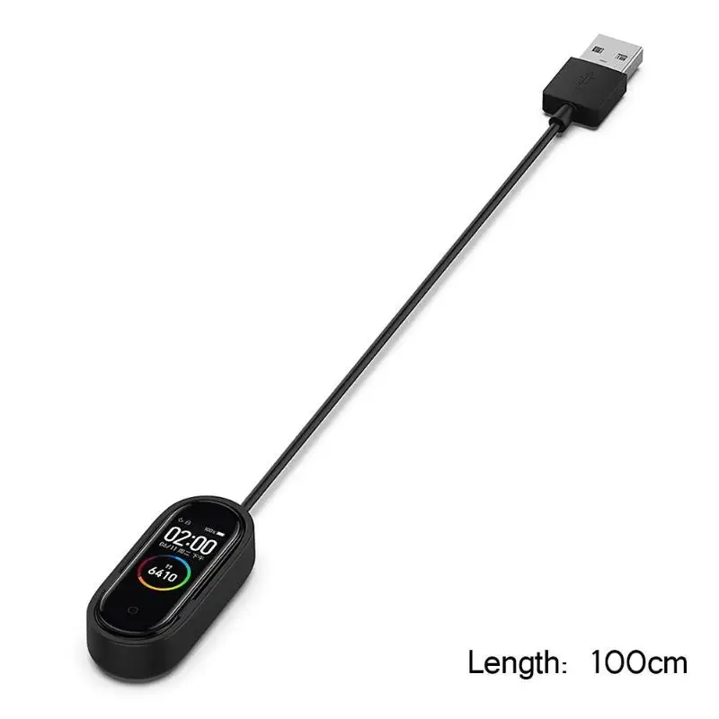 Usb зарядный кабель разборка- зарядное устройство адаптер для Xiaomi Mi полоса 3/4/NFC 13/20/100 см зарядный провод линия для умных браслетов