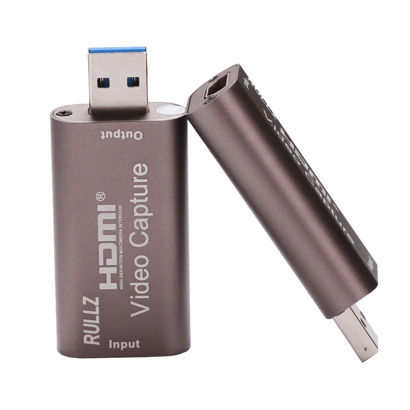 Rullz 4K Аудио Видео записывающая карта HDMI к USB 2 0 Мини приобретающая прямая