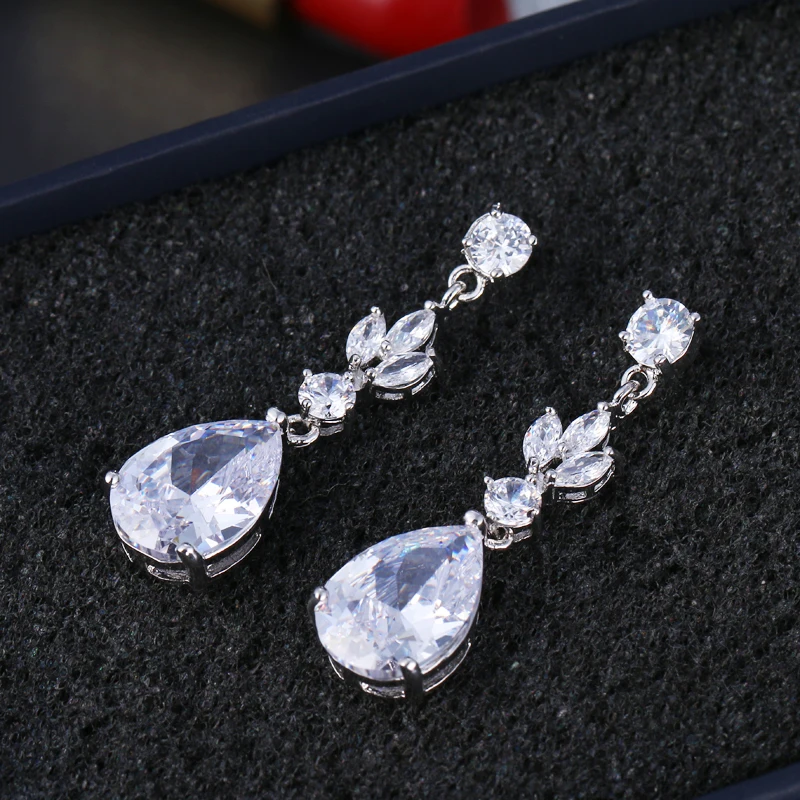 LUOTEEMI модные аксессуары для женщин свадебные невесты серьга бесплатная доставка