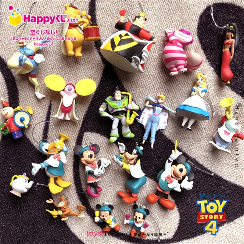 

Disney Mickey mouse minnie mouse Alice buzz woody shepherdess action Figure Collectible Toy christmas tree ornament toys