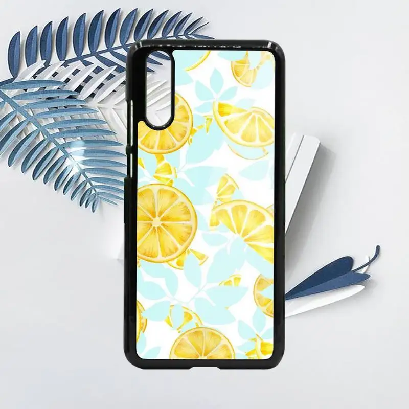 

lemon summer fruit Phone Case PC For Samsung galaxy S note 8 9 20 10 e lite2019 plus pro ultra