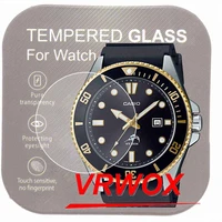 3pcs 9h anti scratch tempered glass screen protector for casio watch mdv106 mdv107