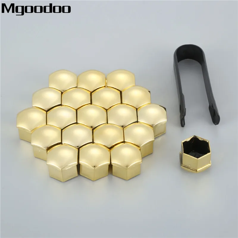 20 шт. универсальные Антикоррозийные 17 мм хромированные глянцевые ABS Авто Отделка