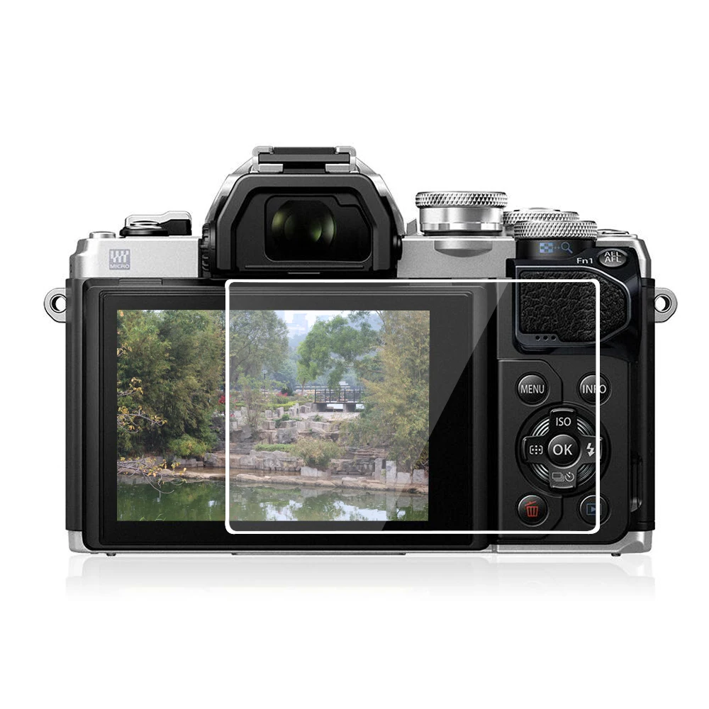Screen Protector For Olympus OM-D E-PL7 EPL7 EP5 EM1 E-M1/II/X-H1 XH1 LCD Protective Film Guard Cover Protection Self-adhesive |