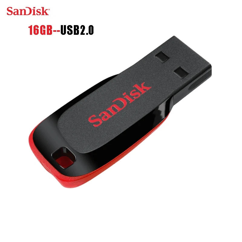 

SanDisk CRUZER BLADE USB FLASH DRIVE CZ50 USB 2.0 128G 64G 32G 16G 8G 4G mini Pen Drive PenDrive Support Official Verification