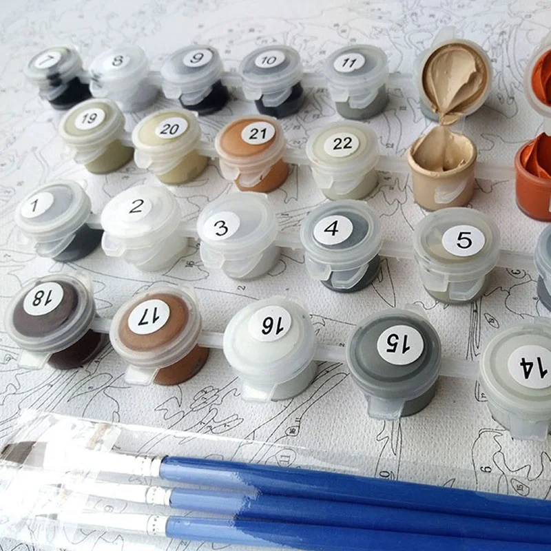 Набор для рисования по номерам на холсте лошади |