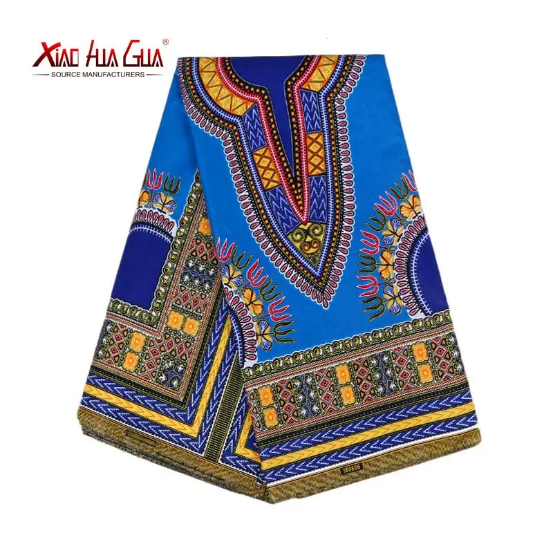 

Blue Elegant African Fabric Cotton Comfortable Plus Wax Ankara Fashion Sewing Special Party Dress 24FJ2016