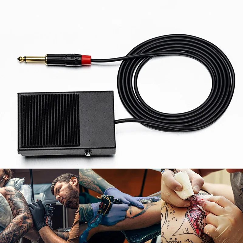 

Квадратные педальные инструменты для татуировок из алюминиевого сплава, 2 м, прочное татуировочное оборудование, бесплатная доставка