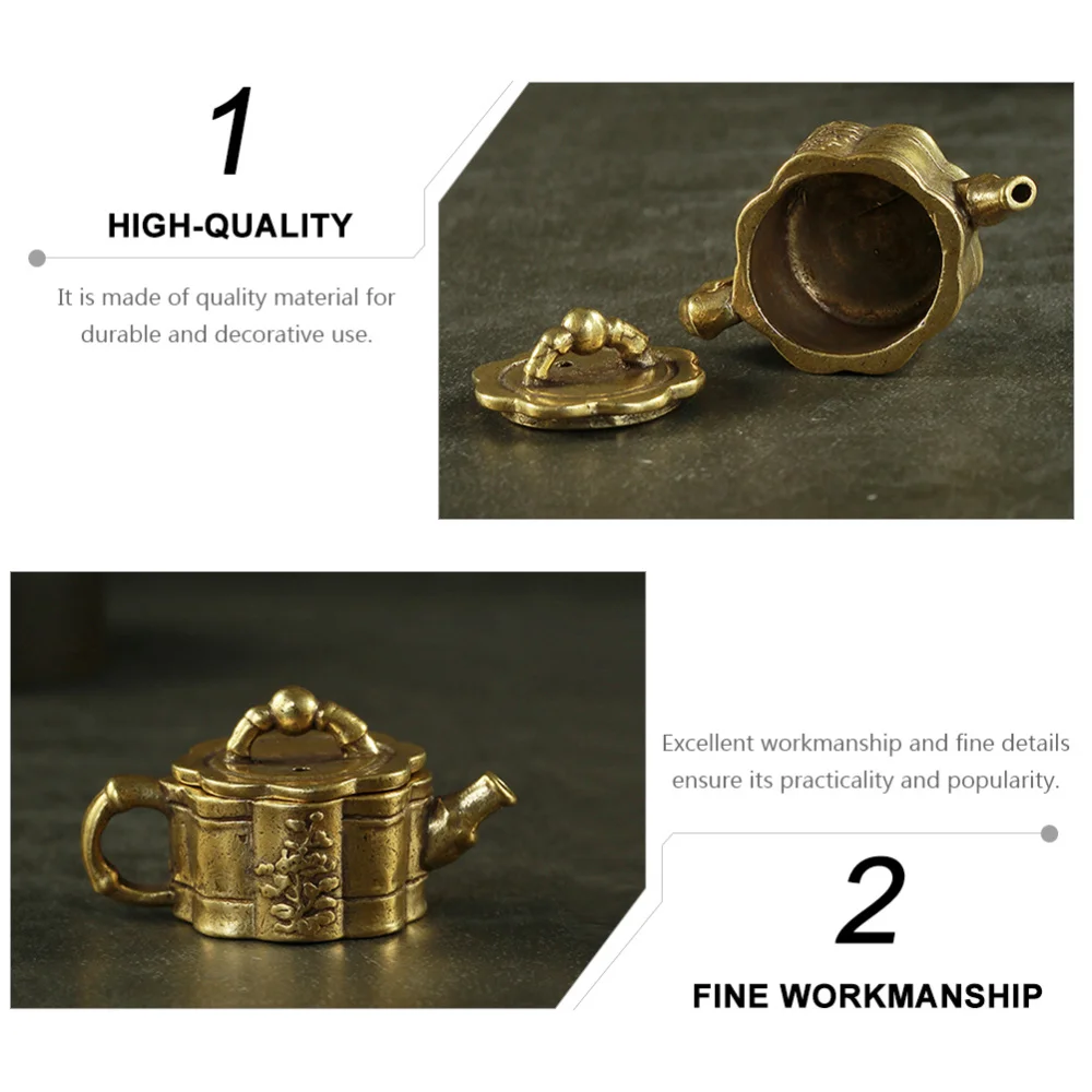 

1pc Incense Teapot Burner Chinese Style Teapot Mini Teapot Adornment Censor