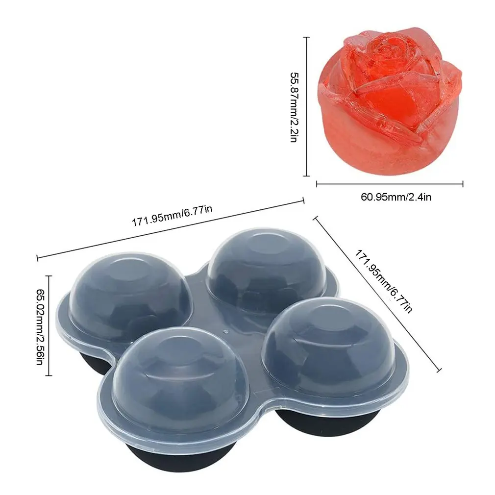 

Ice Ball Maker Mold Ice Cube Maker FDA Silicone Ice Cube Tray Round Ice Cube Mold Ice Trays For Freezer