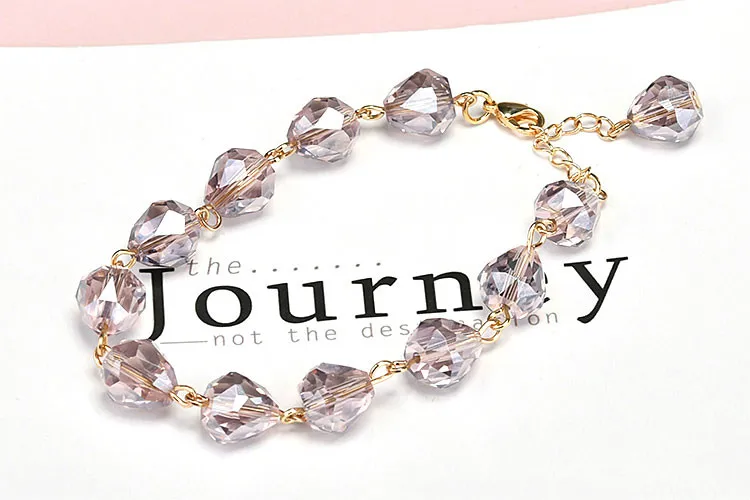 Сделай Сам ручной бисер капли воды стекло серьги с бисером из кристаллов браслет