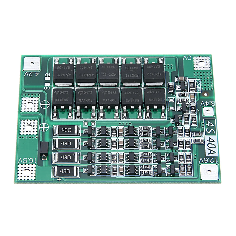 Интегральные схемы 1 шт. плата защиты BMS от литий ионных аккумуляторов 18650 с