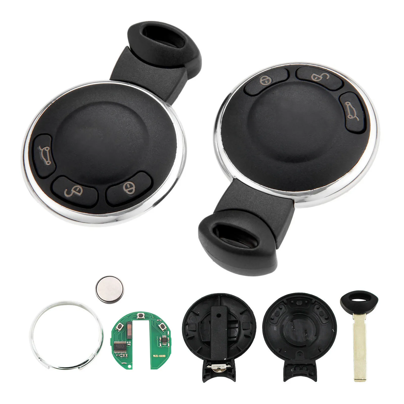 Yetaha 2 шт. 3 кнопки смарт дистанционные брелки для ключей BMW Mini Cooper R50 R53 2009 2010 2011 2012 2013