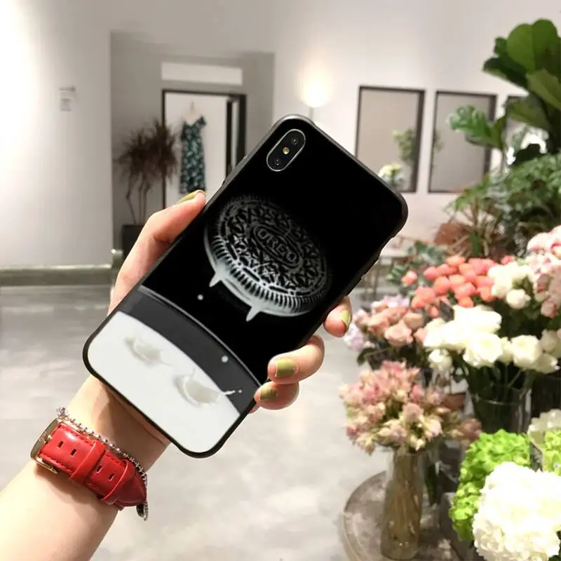 Милый чехол для телефона PENGHUWAN Oreo Бисквитное украшение iPhone 11 pro XS MAX 8 7 6 6S Plus X 5S SE XR |