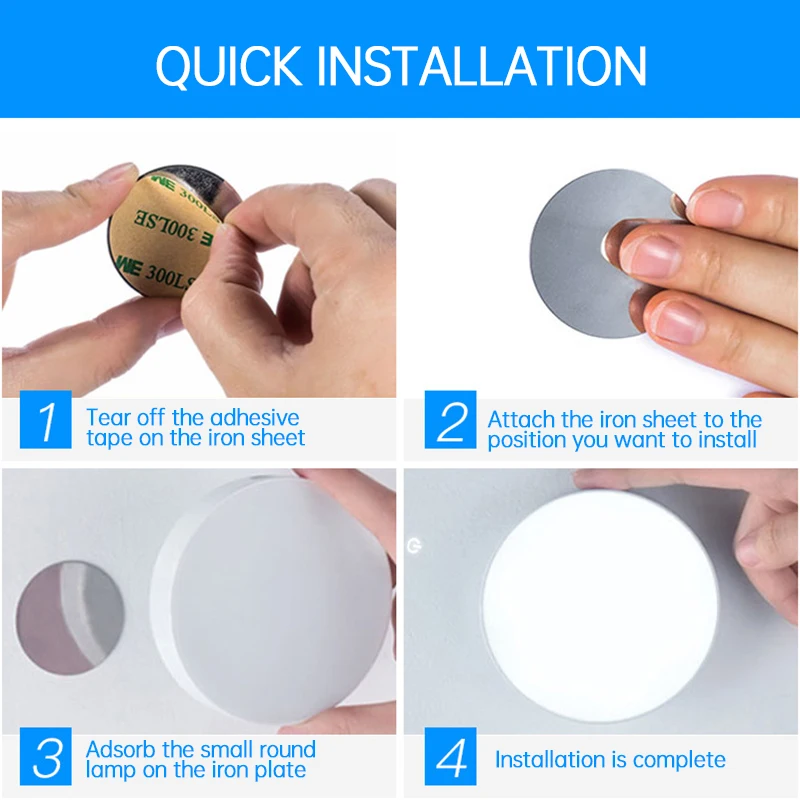 

6 LED Stepless Dimming Under Cabinet Lights Motion Sensor Night Lights Cupboard Wardrobe Clost Lamp For Stairs Kitchen Lighting