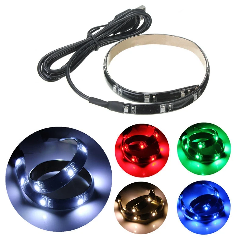 Гибкая Водонепроницаемая светодиодная ленсветильник 1 Вт 30 см 3528 SMD 12 светодиодов