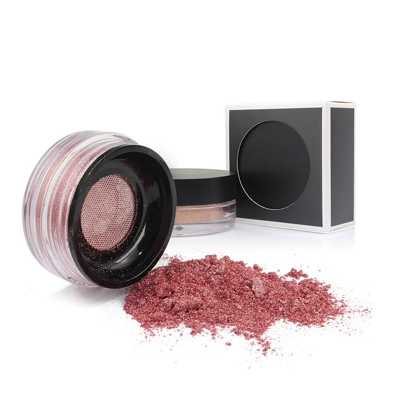 

Wholesale Makeup Highlighter Loose Powder Private Label Metal Shimmer Concealer Face Glow Highlighting Beauty Cosmetics