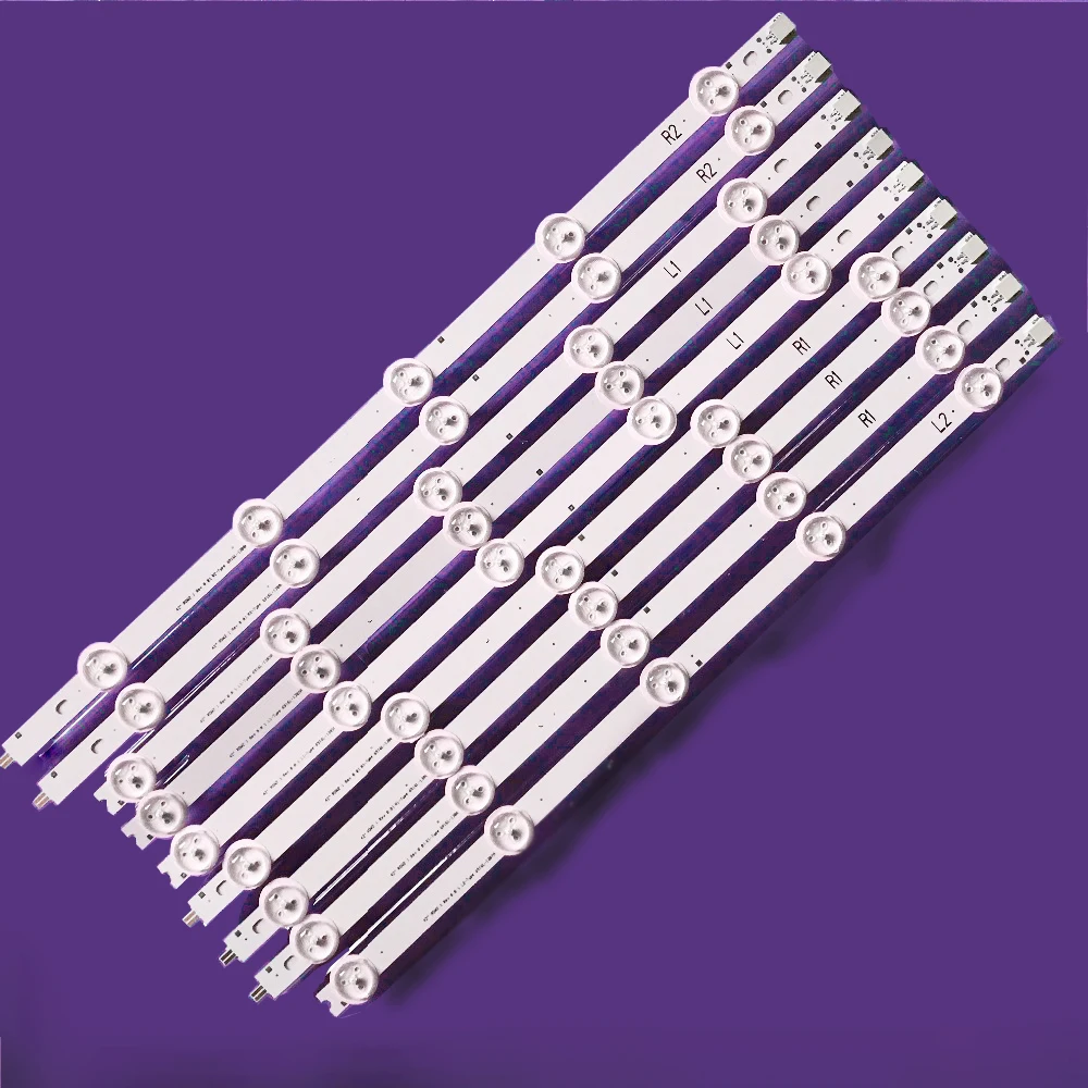 

New 10 PCS R1 L1 R2 L2 LED strip perfect Replacement for LC420DUE 42LN5400 6916L-1385A 6916L-1386A 6916L-1387A 6916L-1388A