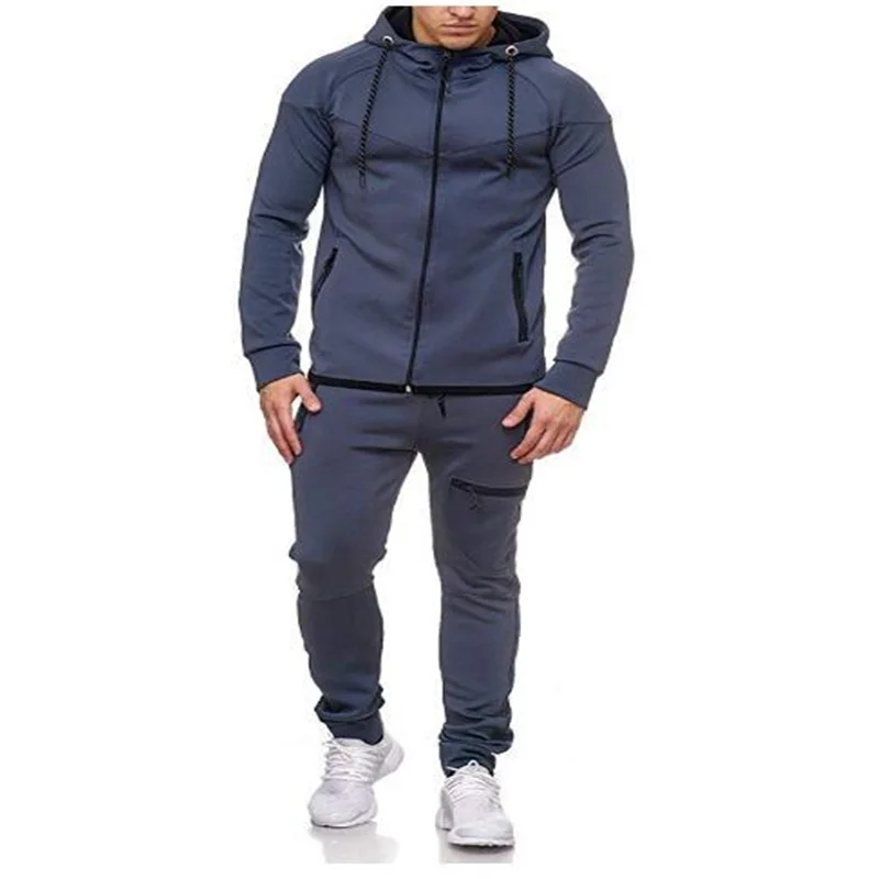 

2021 men's fashion suit casual sports suit men's hoodie/hoodie sportswear zipper jacket pants sportswear