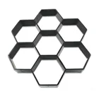 Цементный пол, многоразовый камень сделай сам, дорожный шестигранный укладчик, бетон, садовая дорожка, форма для создания дорожек