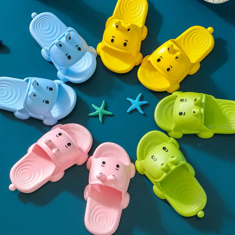 

2021 Indoor Outdoor Slipper Soft House Shoes Cute Animal Slippers Children Slides Shoes Summer Sandals For Girls Boy Toddlers