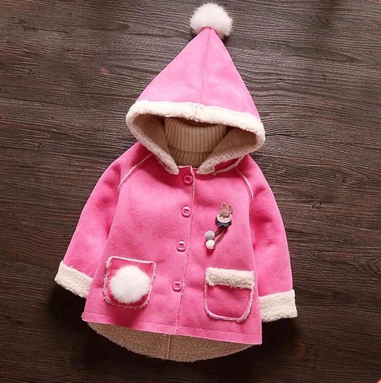 CUTEMOON Kids/Новинка зимы 2019 повседневное Детское пальто для девочек плотная теплая