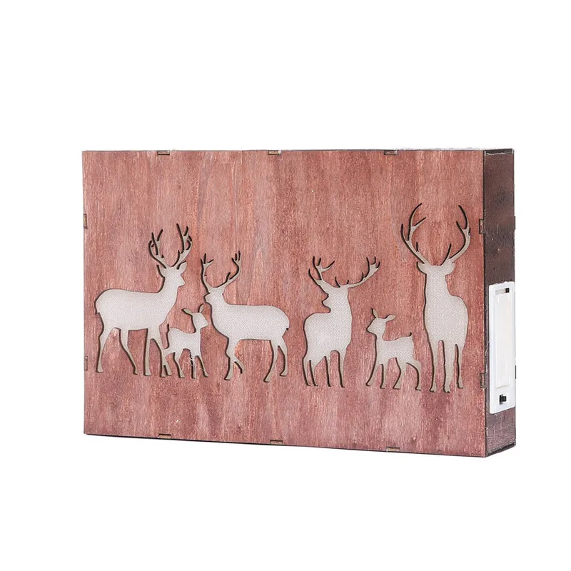 Деревянные рамки для фото 3D Led Настольный ночной декоративный светильник