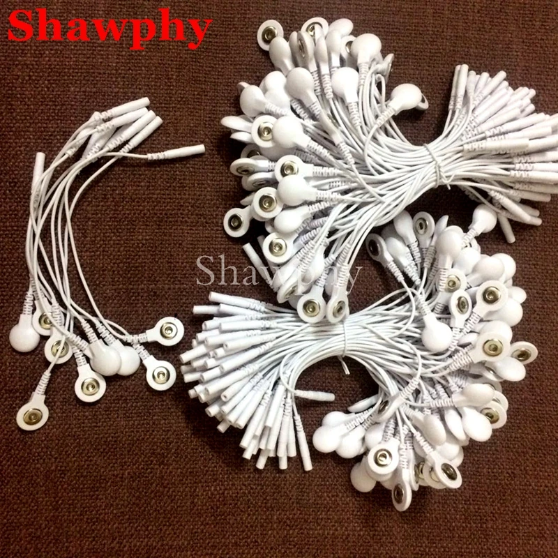 10 Pairs Electrode Lead Wire Connecting Cables Plug 2.0mm Snap 3.5mm Use For Connect Tens/EMS Massage Machine Device | Красота и
