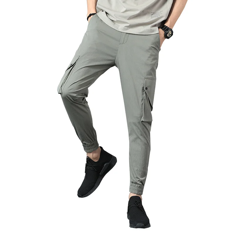 

Autumn new Korean elastic casual Leggings 9-point men's fashion slim casual 9-point Leggings 560