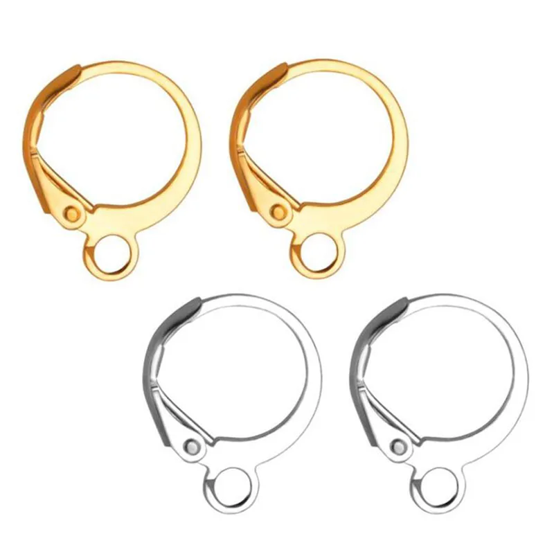 Застежки-петли для сережек сделай сам гипоаллергенные из нержавеющей стали