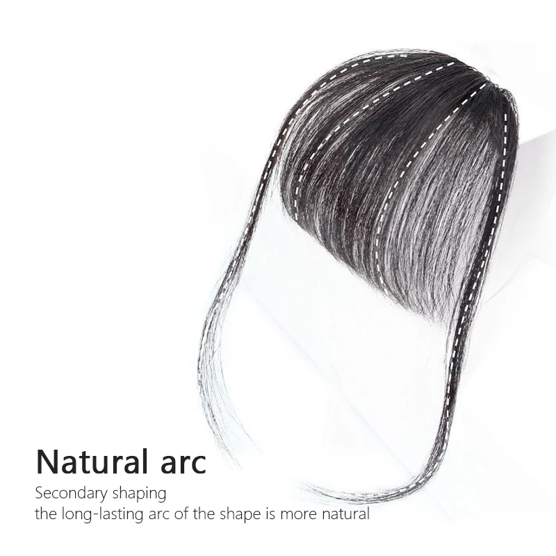 

1pcs High Quality Hair Clips Fringe Hair Pieces False Synthetic Hair On The Clips Front Neat Bang Good Hair Styling Accessories
